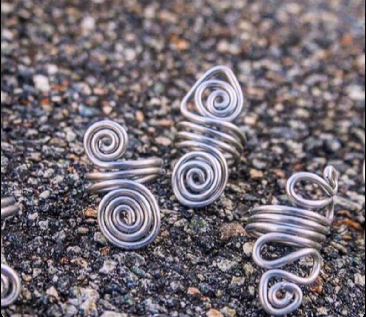 Cinna Swirl Copper Wire Rings (Unisex)