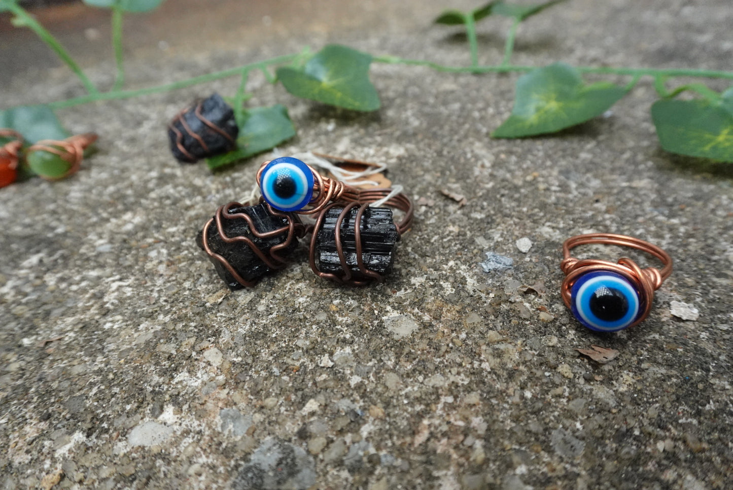 All Eyes On Me Copper Wired Ring