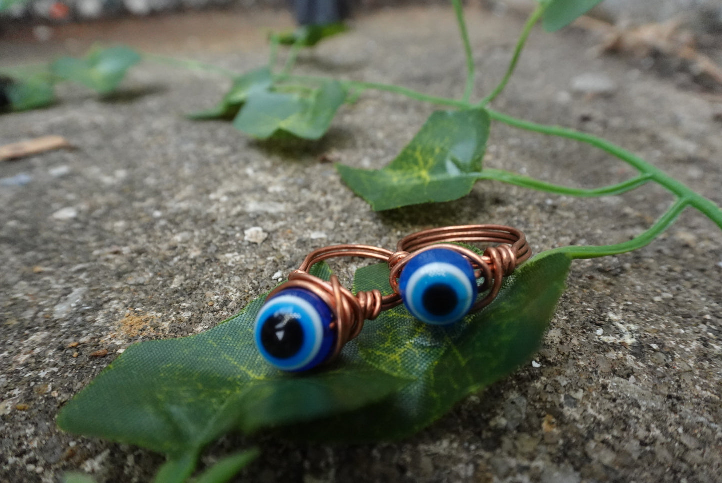 All Eyes On Me Copper Wired Ring